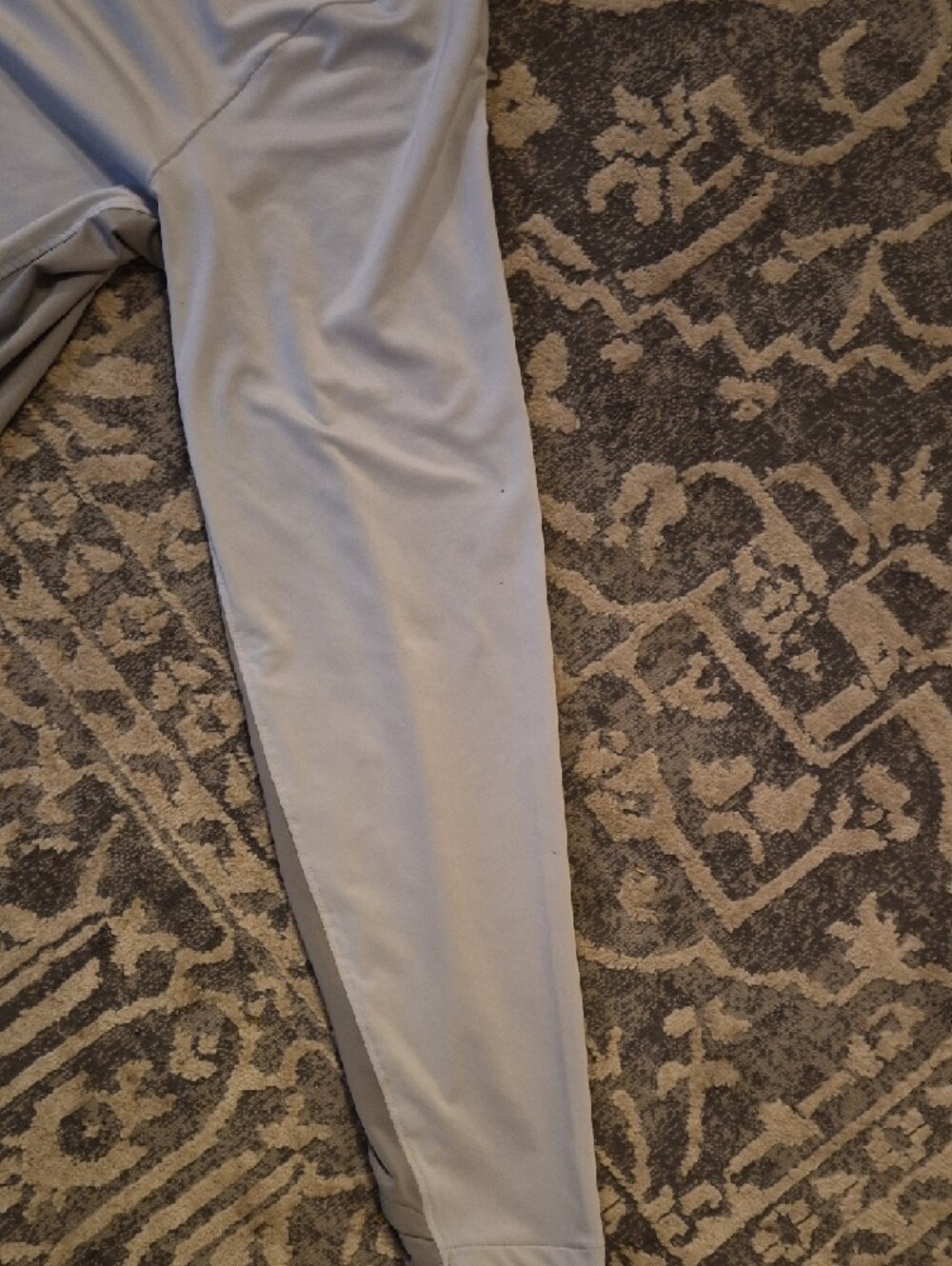 Simms Light Gray Long-Sleeve Performance Tee - Picture 6 of 8